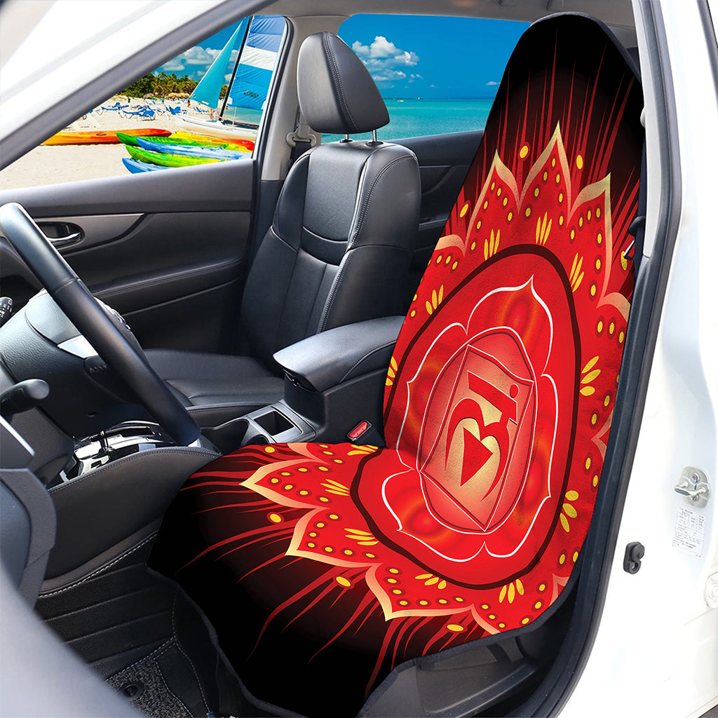 Muladhara Chakra Mandala Print Waterproof Car Seat Cover