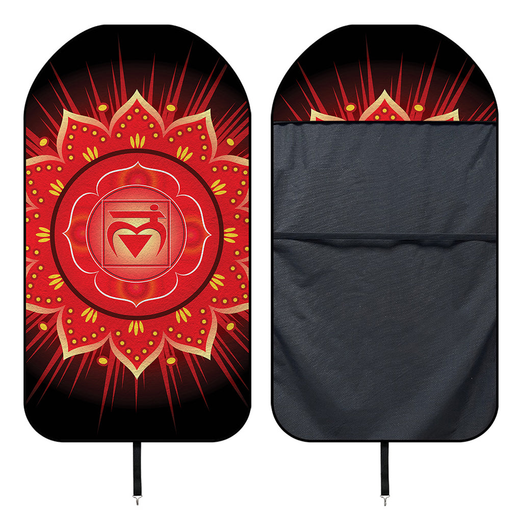Muladhara Chakra Mandala Print Waterproof Car Seat Cover