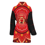 Muladhara Chakra Mandala Print Women's Bathrobe
