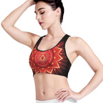 Muladhara Chakra Mandala Print Women's Sports Bra