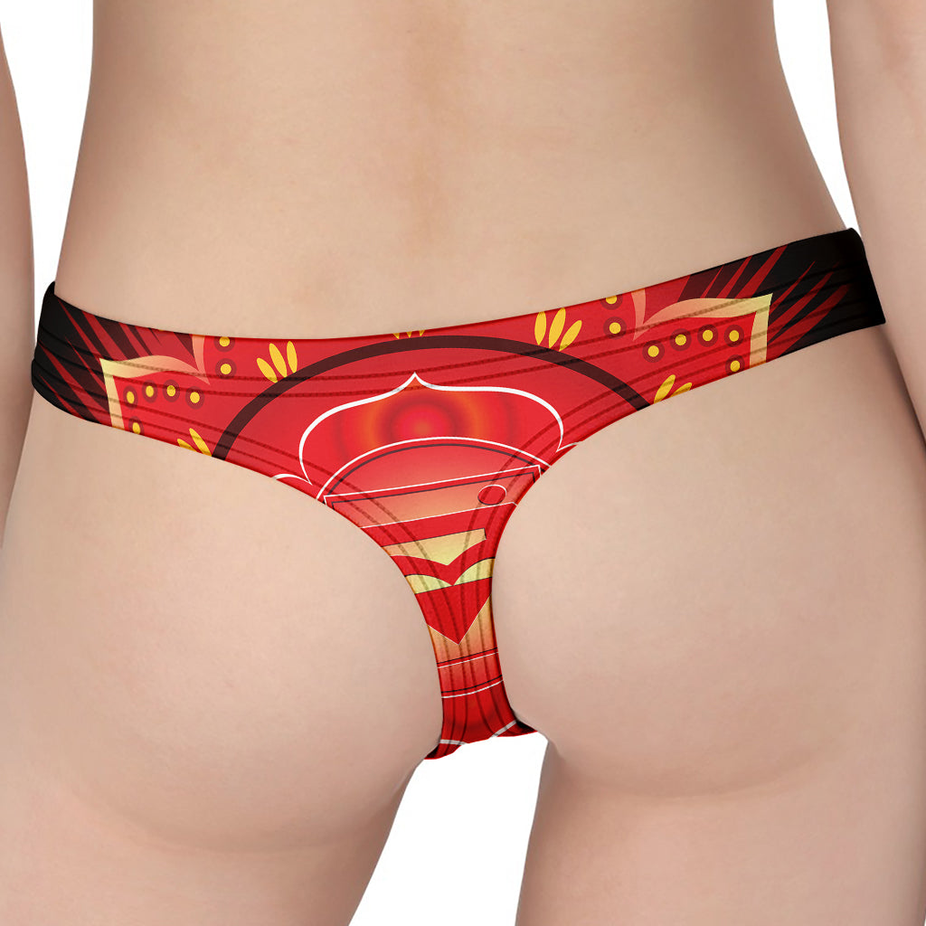 Muladhara Chakra Mandala Print Women's Thong