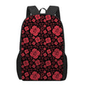 Muladhara Chakra Pattern Print 17 Inch Backpack