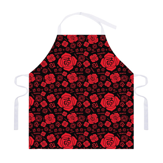 Muladhara Chakra Pattern Print Adjustable Apron