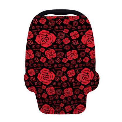Muladhara Chakra Pattern Print Baby Seat Cover