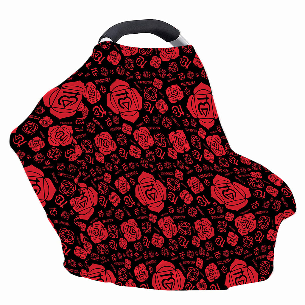 Muladhara Chakra Pattern Print Baby Seat Cover