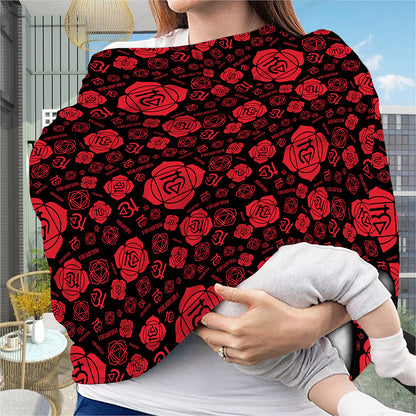 Muladhara Chakra Pattern Print Baby Seat Cover