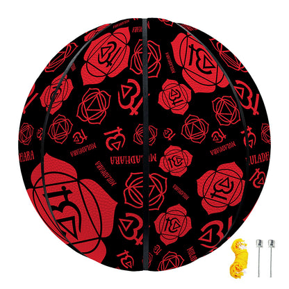 Muladhara Chakra Pattern Print Basketball