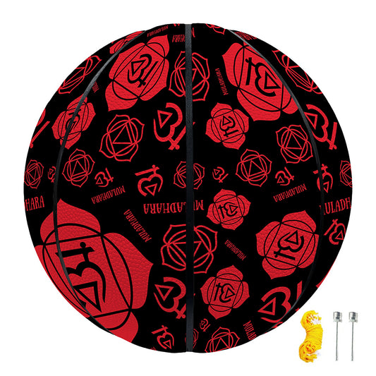 Muladhara Chakra Pattern Print Basketball