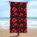 Muladhara Chakra Pattern Print Beach Towel