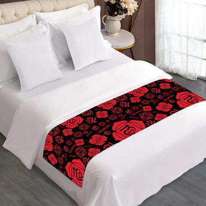 Muladhara Chakra Pattern Print Bed Runner