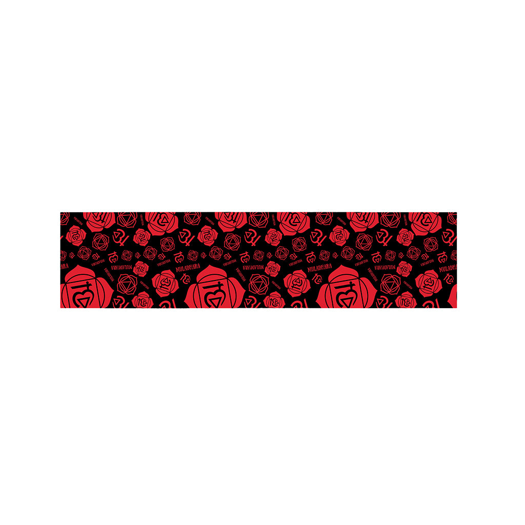 Muladhara Chakra Pattern Print Bed Runner