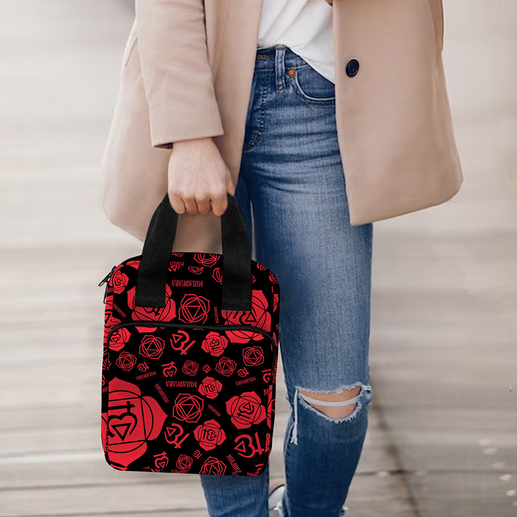 Muladhara Chakra Pattern Print Bible Tote Bag
