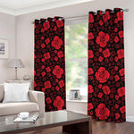 Muladhara Chakra Pattern Print Blackout Grommet Curtains