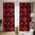 Muladhara Chakra Pattern Print Dimout Pencil Pleat Curtains