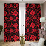 Muladhara Chakra Pattern Print Blackout Pencil Pleat Curtains