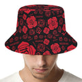 Muladhara Chakra Pattern Print Bucket Hat