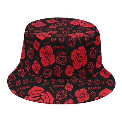 Muladhara Chakra Pattern Print Bucket Hat