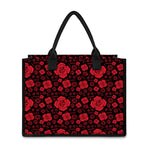 Muladhara Chakra Pattern Print Canvas Tote Bag