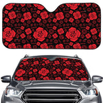 Muladhara Chakra Pattern Print Car Windshield Sun Shade