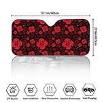 Muladhara Chakra Pattern Print Car Windshield Sun Shade