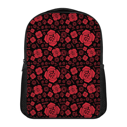 Muladhara Chakra Pattern Print Casual Backpack