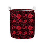 Muladhara Chakra Pattern Print Collapsible Laundry Basket