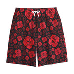 Muladhara Chakra Pattern Print Cotton Shorts
