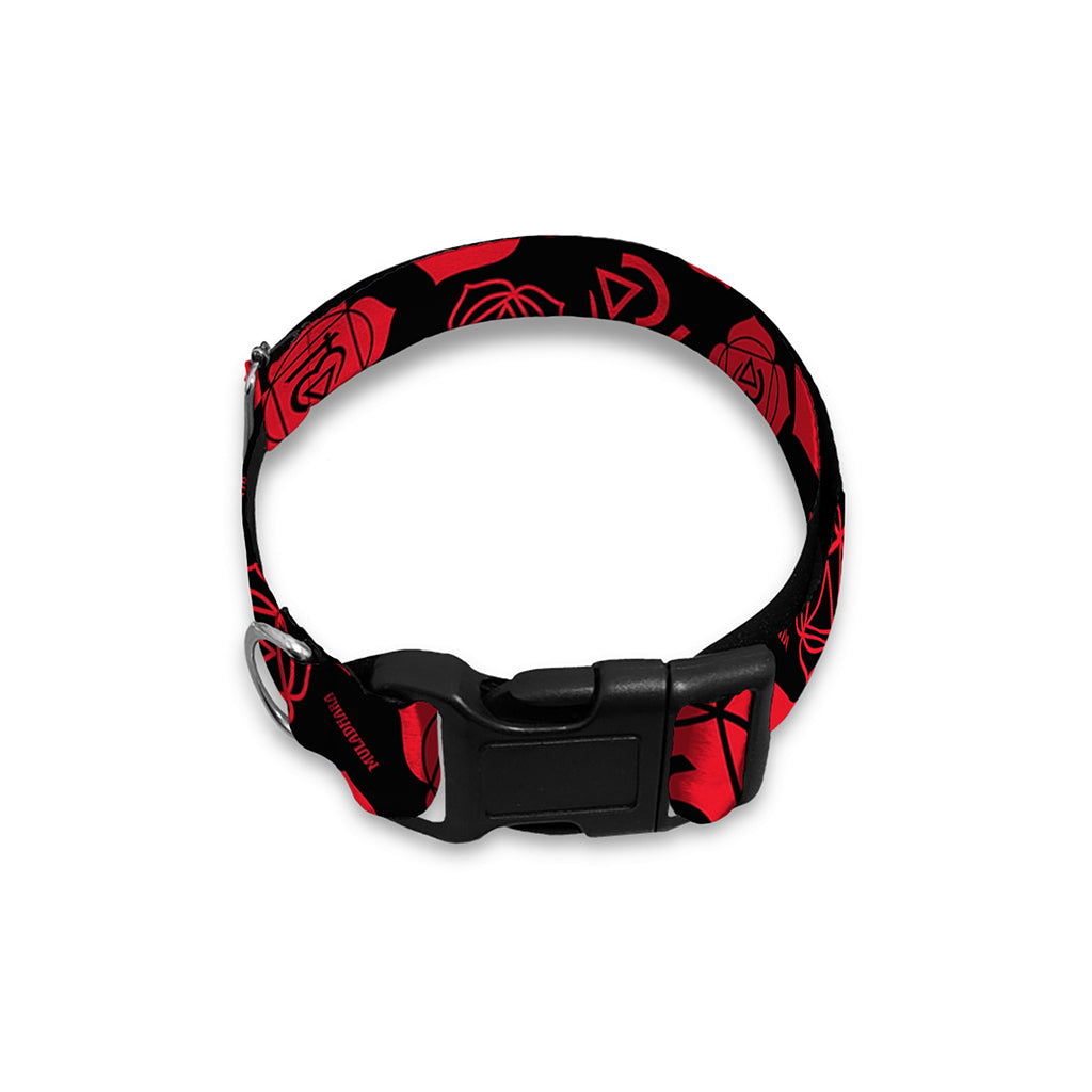 Muladhara Chakra Pattern Print Dog Collar