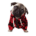 Muladhara Chakra Pattern Print Dog Zip Up Hoodie