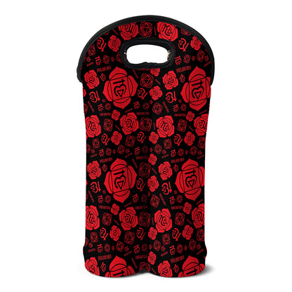 Muladhara Chakra Pattern Print Double Neoprene Wine Tote