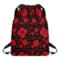 Muladhara Chakra Pattern Print Drawstring Backpack
