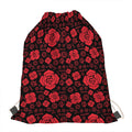 Muladhara Chakra Pattern Print Drawstring Bag
