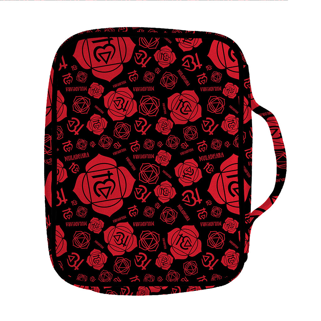 Muladhara Chakra Pattern Print Front Pocket Bible Bag