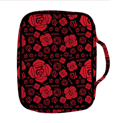 Muladhara Chakra Pattern Print Front Pocket Bible Bag