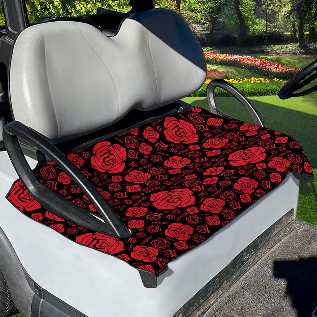 Muladhara Chakra Pattern Print Golf Cart Seat Cover
