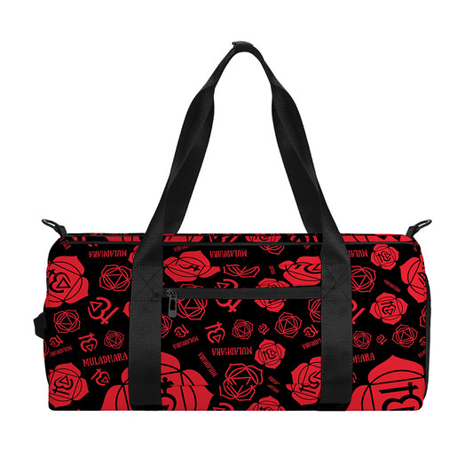 Muladhara Chakra Pattern Print Gym Bag