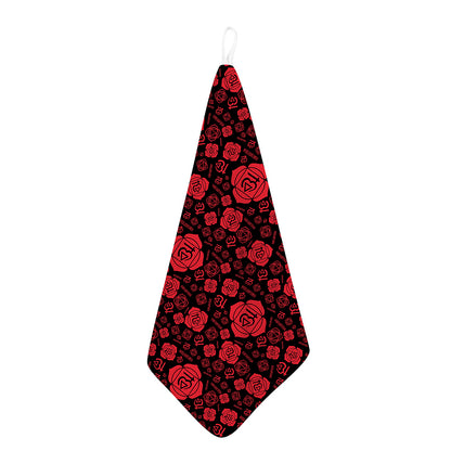 Muladhara Chakra Pattern Print Hand Towel