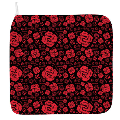 Muladhara Chakra Pattern Print Hand Towel
