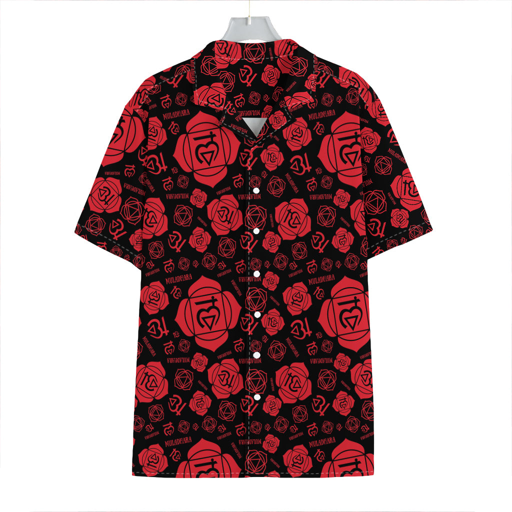 Muladhara Chakra Pattern Print Hawaiian Shirt