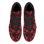 Muladhara Chakra Pattern Print High Top Leather Sneakers