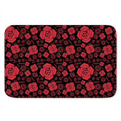 Muladhara Chakra Pattern Print Indoor Door Mat