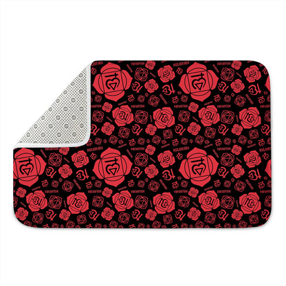Muladhara Chakra Pattern Print Indoor Door Mat