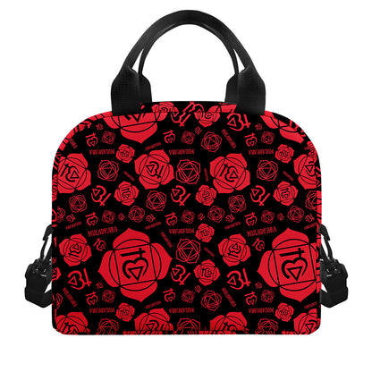 Muladhara Chakra Pattern Print Insulated Lunch Bag