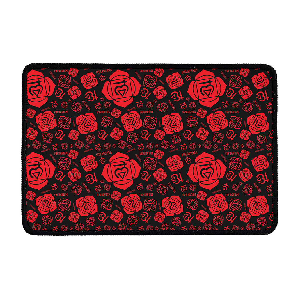 Muladhara Chakra Pattern Print Kitchen Mat
