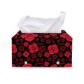 Muladhara Chakra Pattern Print Leather Tissue Box Cover