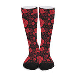 Muladhara Chakra Pattern Print Long Socks