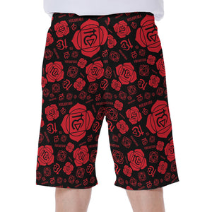 Muladhara Chakra Pattern Print Men's Beach Shorts