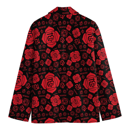 Muladhara Chakra Pattern Print Men's Blazer