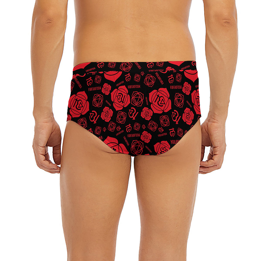 Muladhara Chakra Pattern Print Men's Briefs