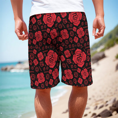 Muladhara Chakra Pattern Print Men's Cargo Shorts